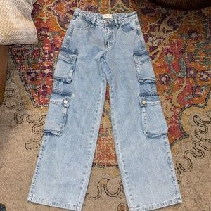 Miss Love Denim Cargo Pants Size Small